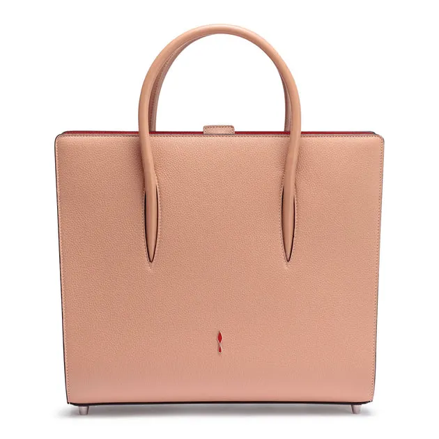 Christian Louboutin Paloma Large beige leather tote bag