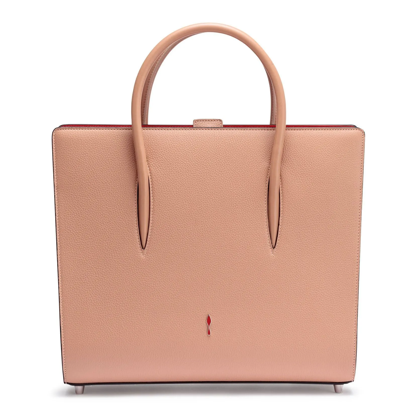 Christian Louboutin Paloma Large beige leather tote bag