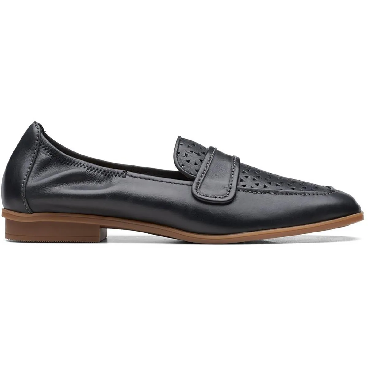 Clarks Women's Leather Slip On Loafers - Lyrical Way