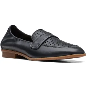 Clarks Women's Leather Slip On Loafers - Lyrical Way