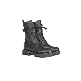 Combat Boot Vegetal Wash Black - Shop Now