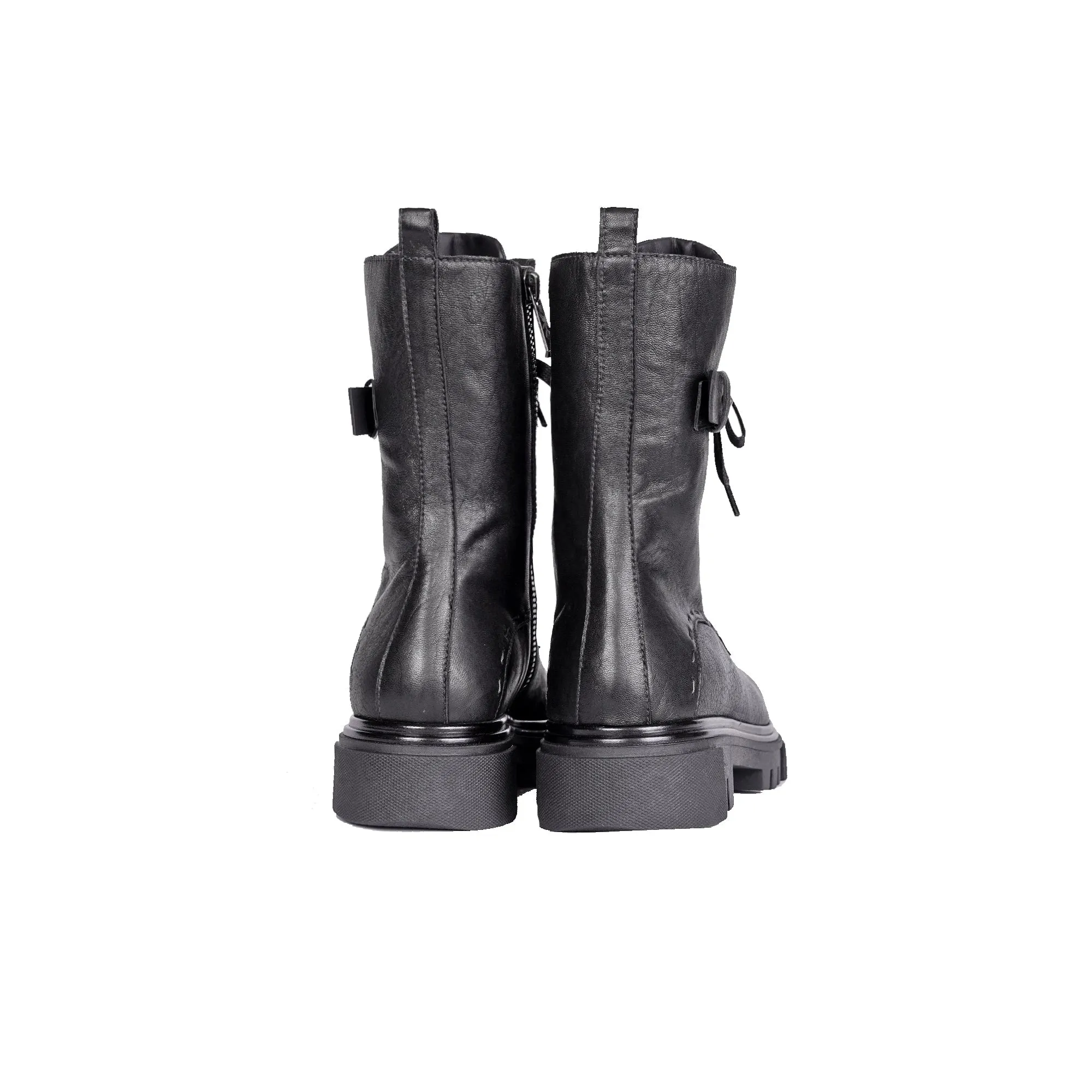 Combat Boot Vegetal Wash Black - Shop Now