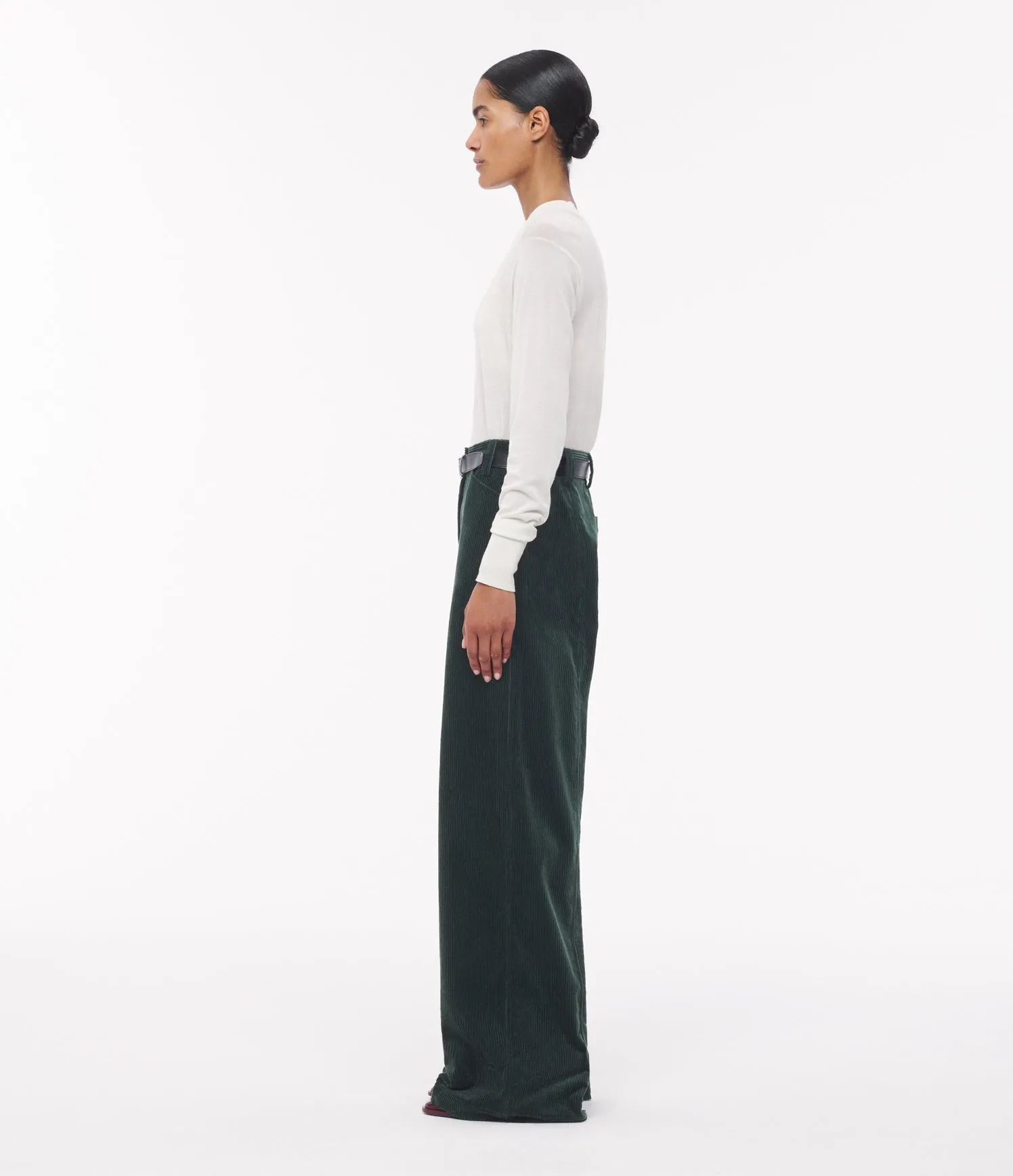 Corduroy Pants with Patch Pockets