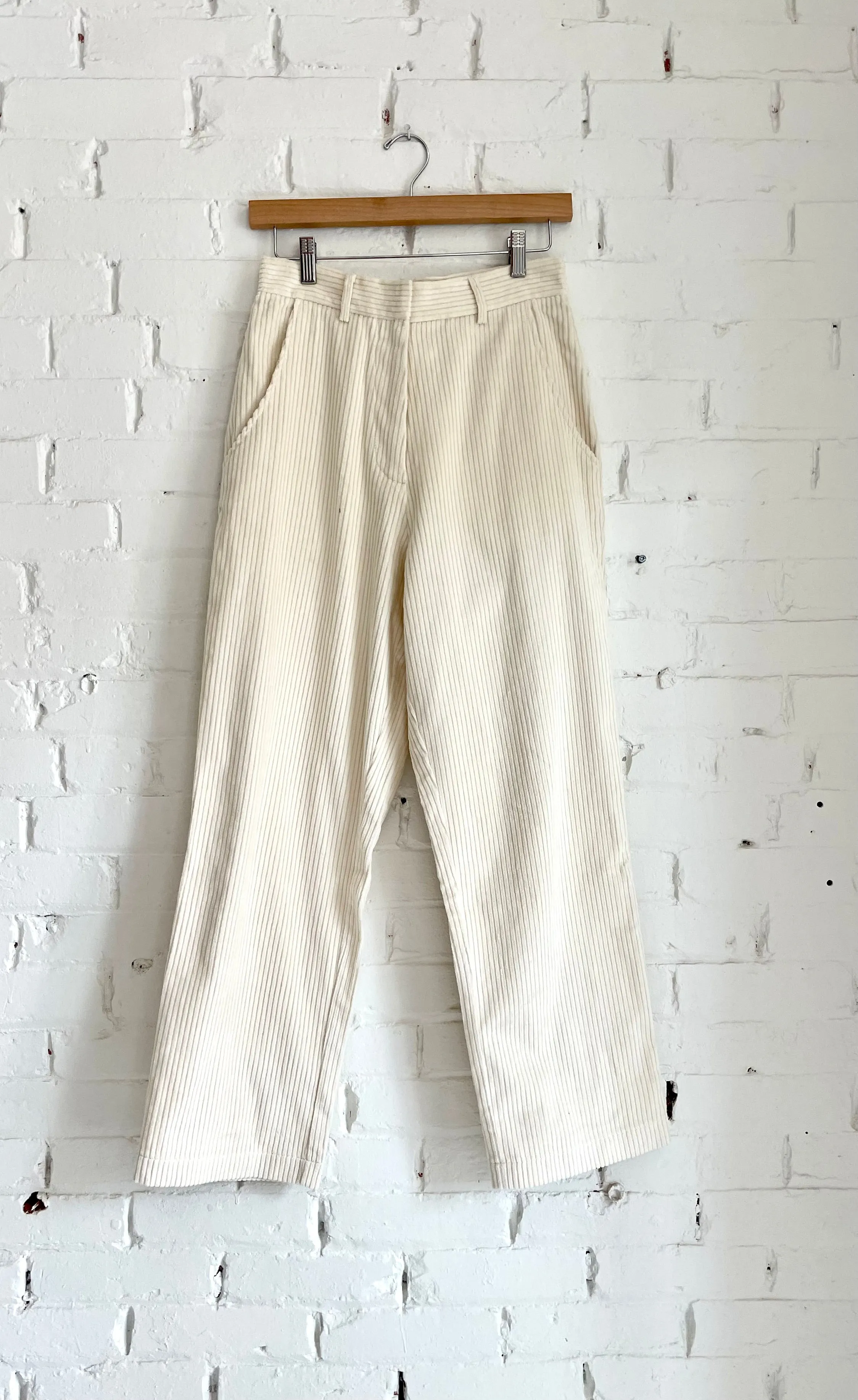 Corduroy Straight Leg Pants on Sale | Mijeong Park