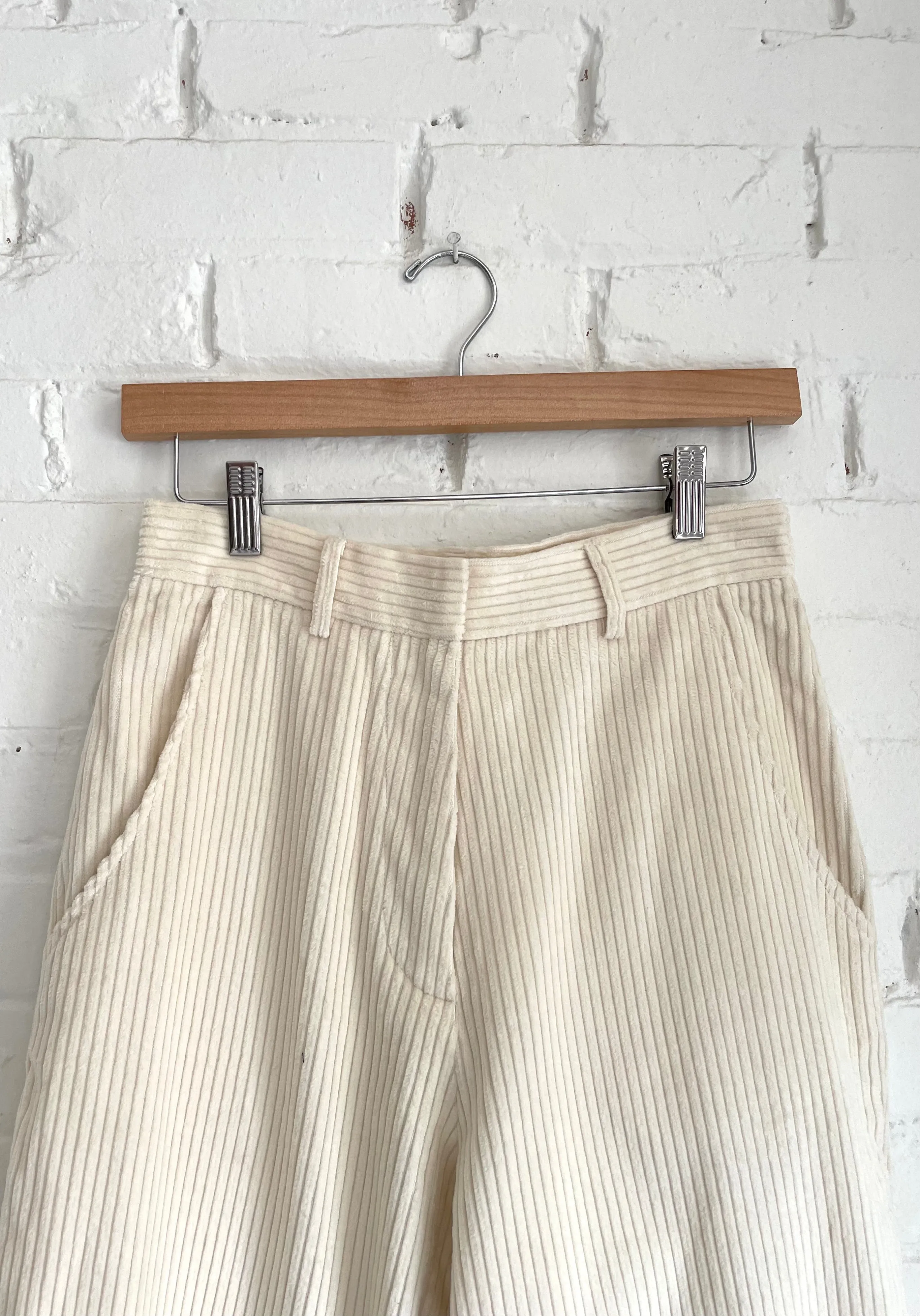 Corduroy Straight Leg Pants on Sale | Mijeong Park