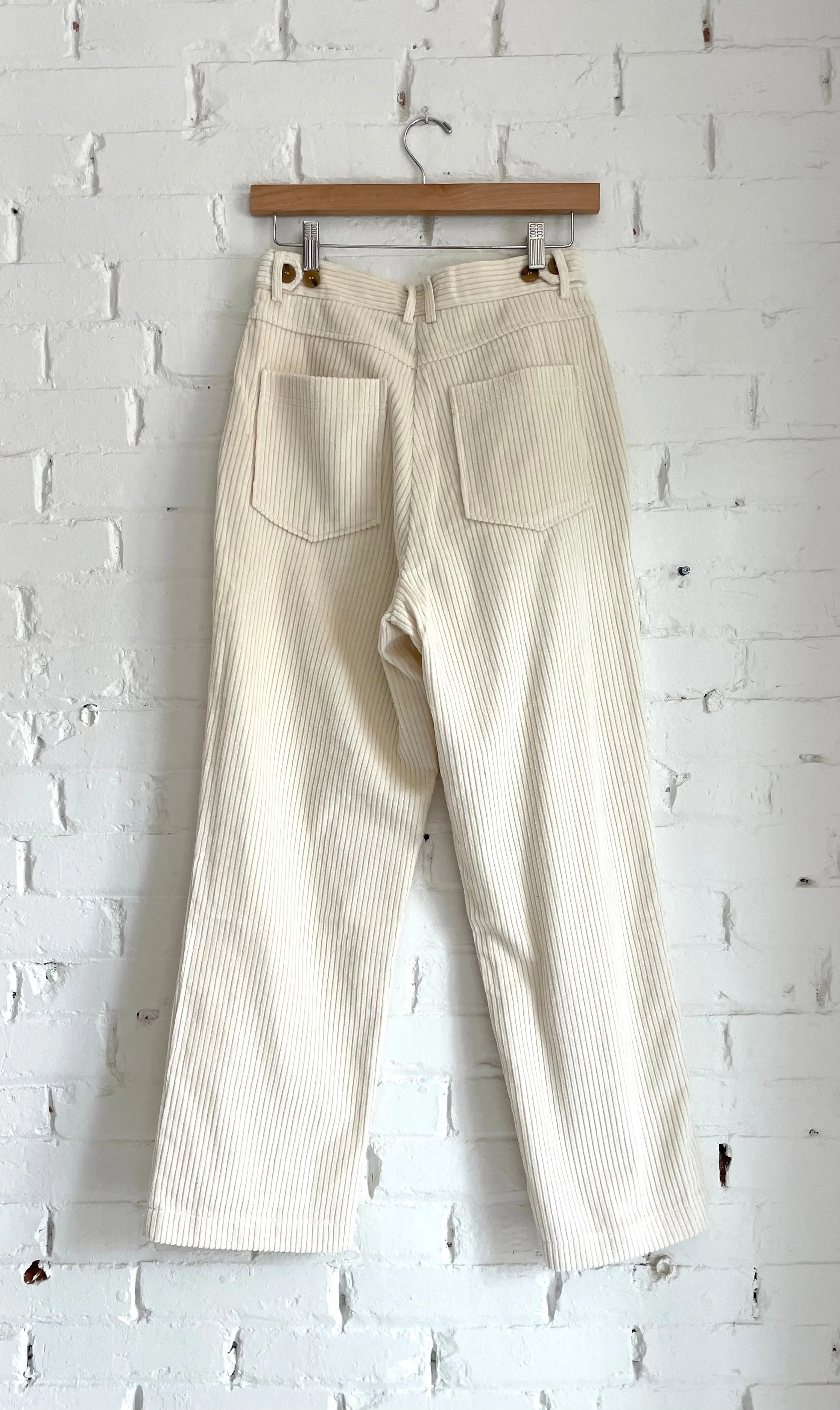 Corduroy Straight Leg Pants on Sale | Mijeong Park