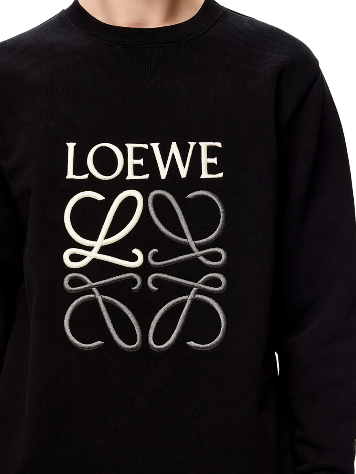 Cotton anagram sweatshirt