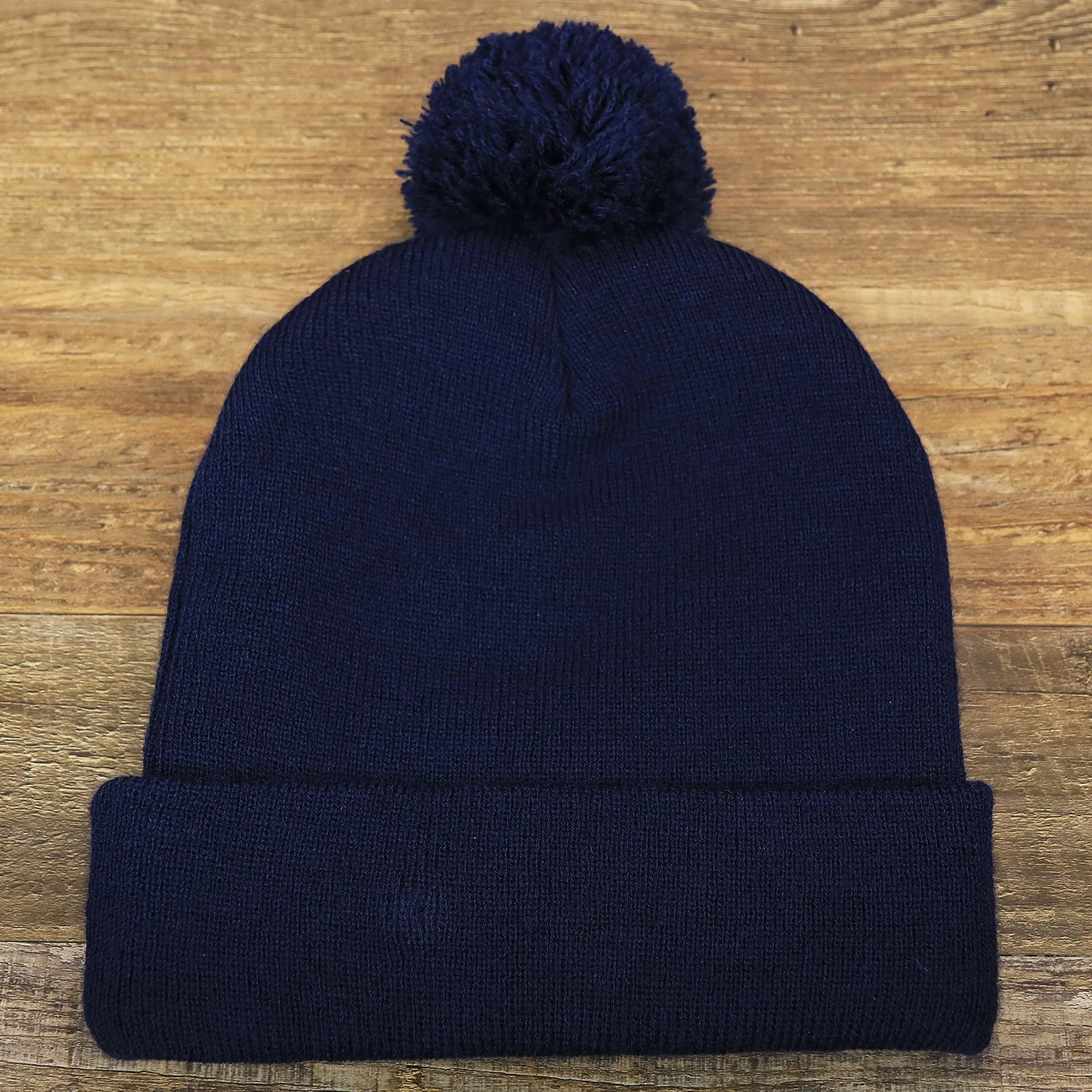 Dallas Cowboys Winter Beanie | Authentic Pom Pom | Navy Blue