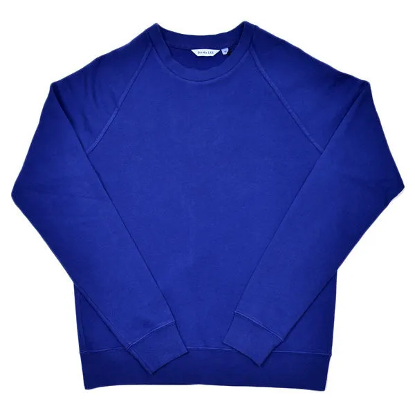 Dana Lee blue cotton cashmere sweatshirt.