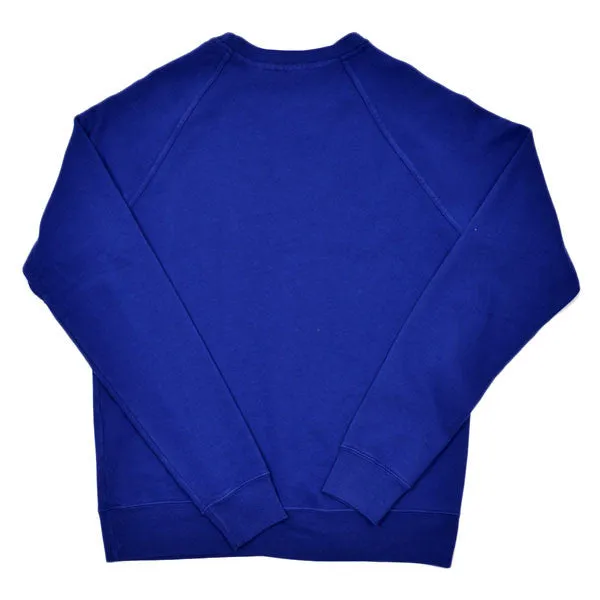 Dana Lee blue cotton cashmere sweatshirt.