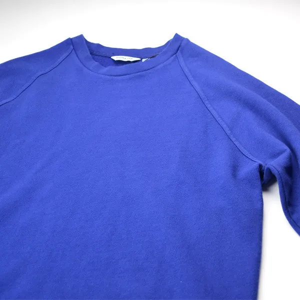 Dana Lee blue cotton cashmere sweatshirt.