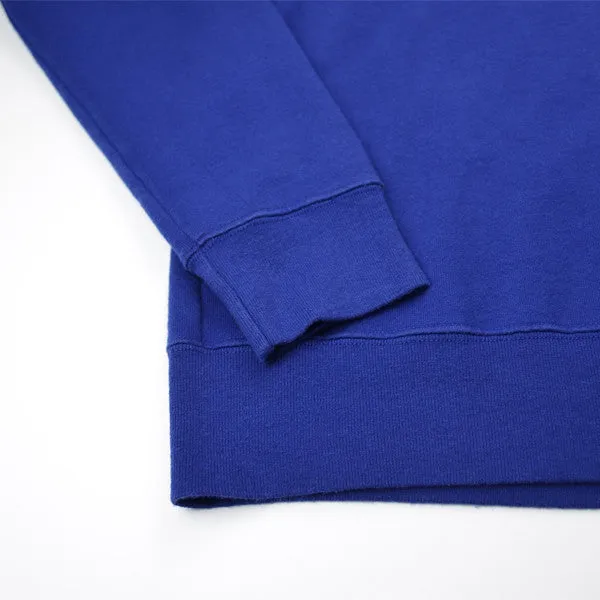 Dana Lee blue cotton cashmere sweatshirt.