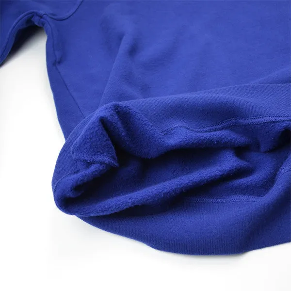 Dana Lee blue cotton cashmere sweatshirt.