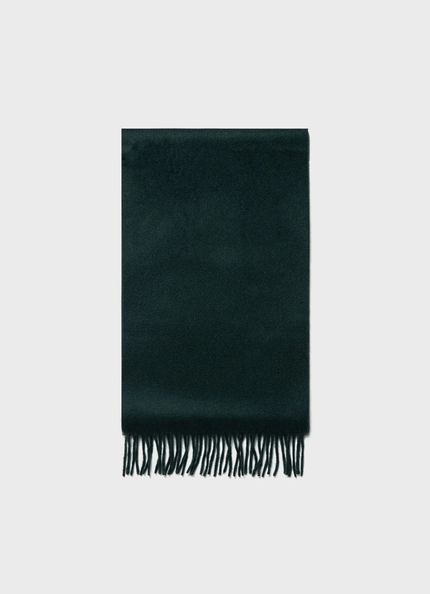 Dark Green Cashmere Woven Scarf