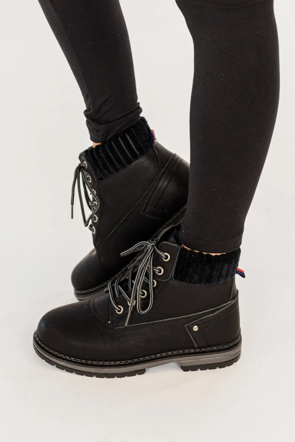 Dirty Laundry Alpine Booties- Black Nubuck