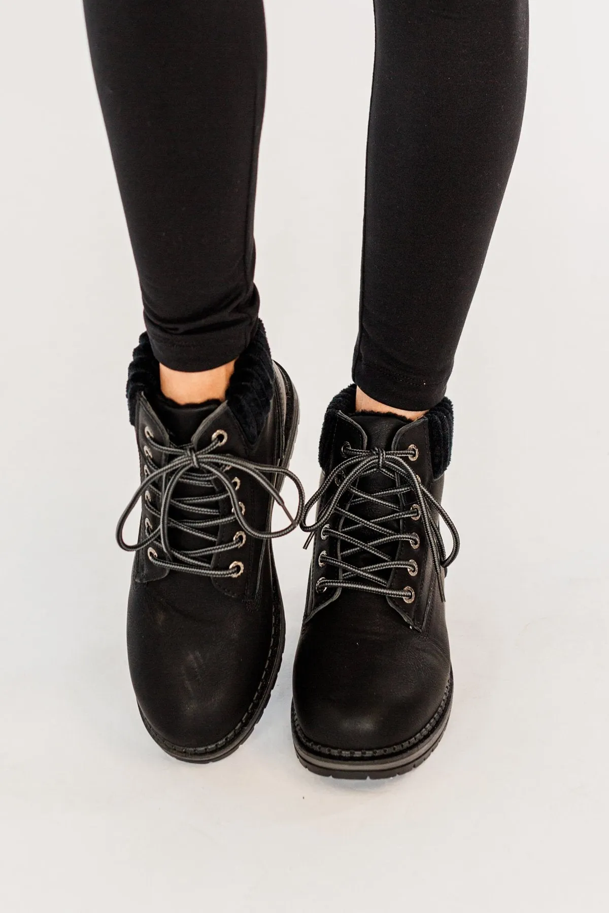 Dirty Laundry Alpine Booties- Black Nubuck