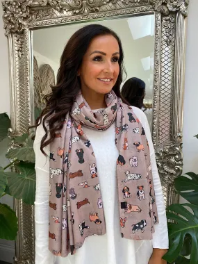 Dog Print Scarf