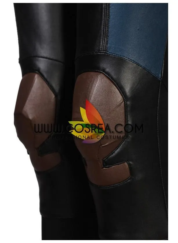 Domino Deadpool 2 cosplay costume - PU leather material.