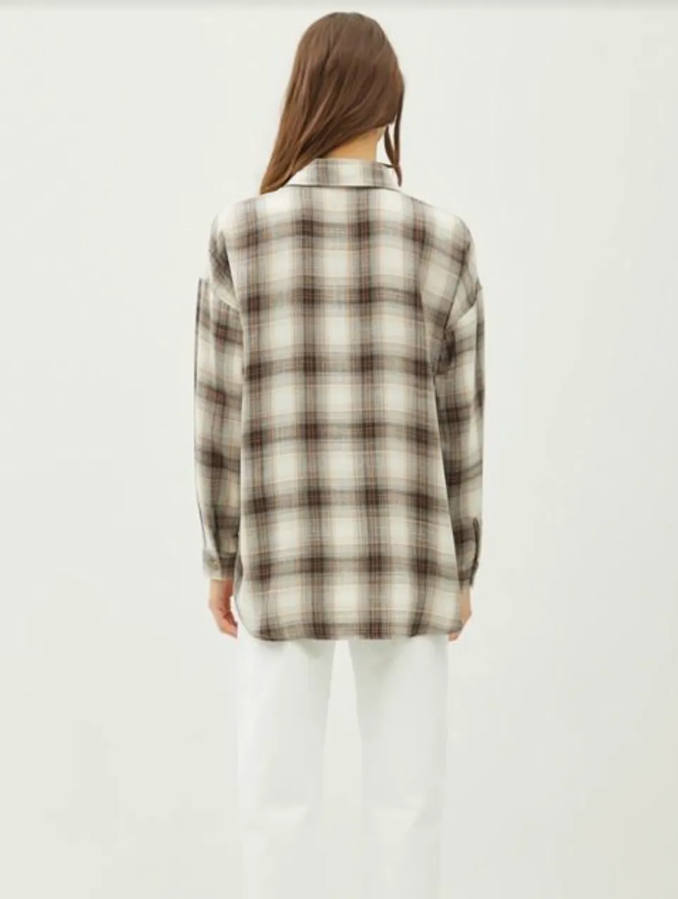 Easy Going Charcoal & Brown Flannel - Shop Now!