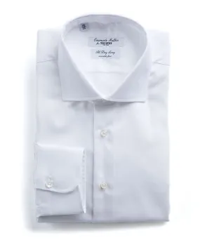 Emanuele Maffeis + Todd Snyder White Wrinkle Free Dress Shirt