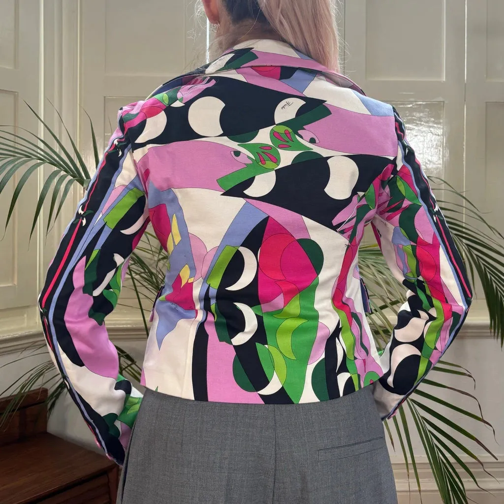 Emilio Pucci Blazer - Small Multicoloured Cotton