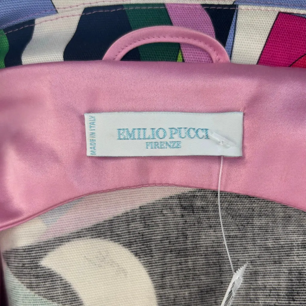 Emilio Pucci Blazer - Small Multicoloured Cotton