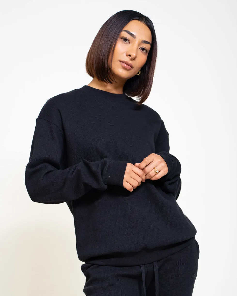 EPTM black thermal sweatshirt