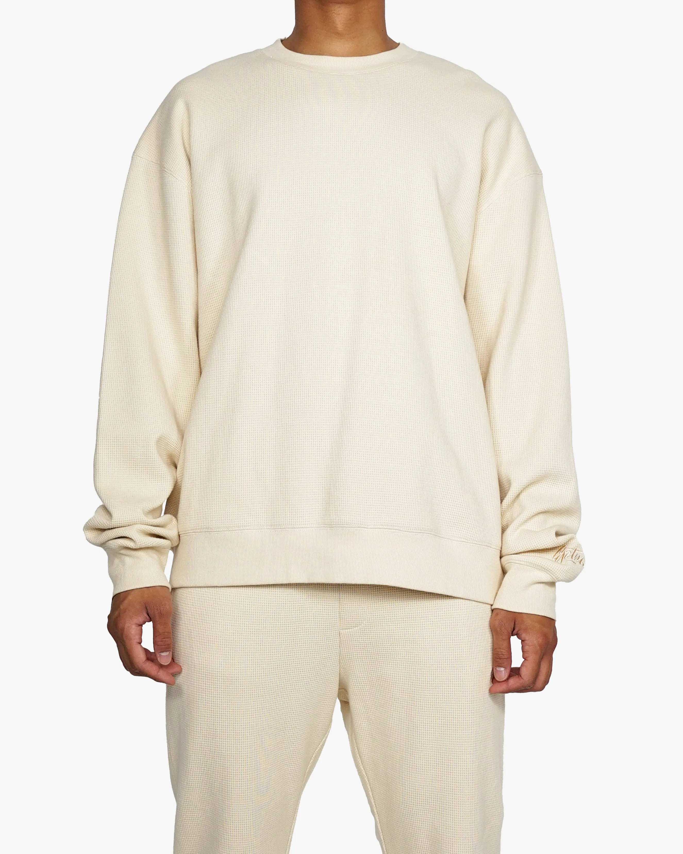 EPTM Cream Thermal Sweatshirt