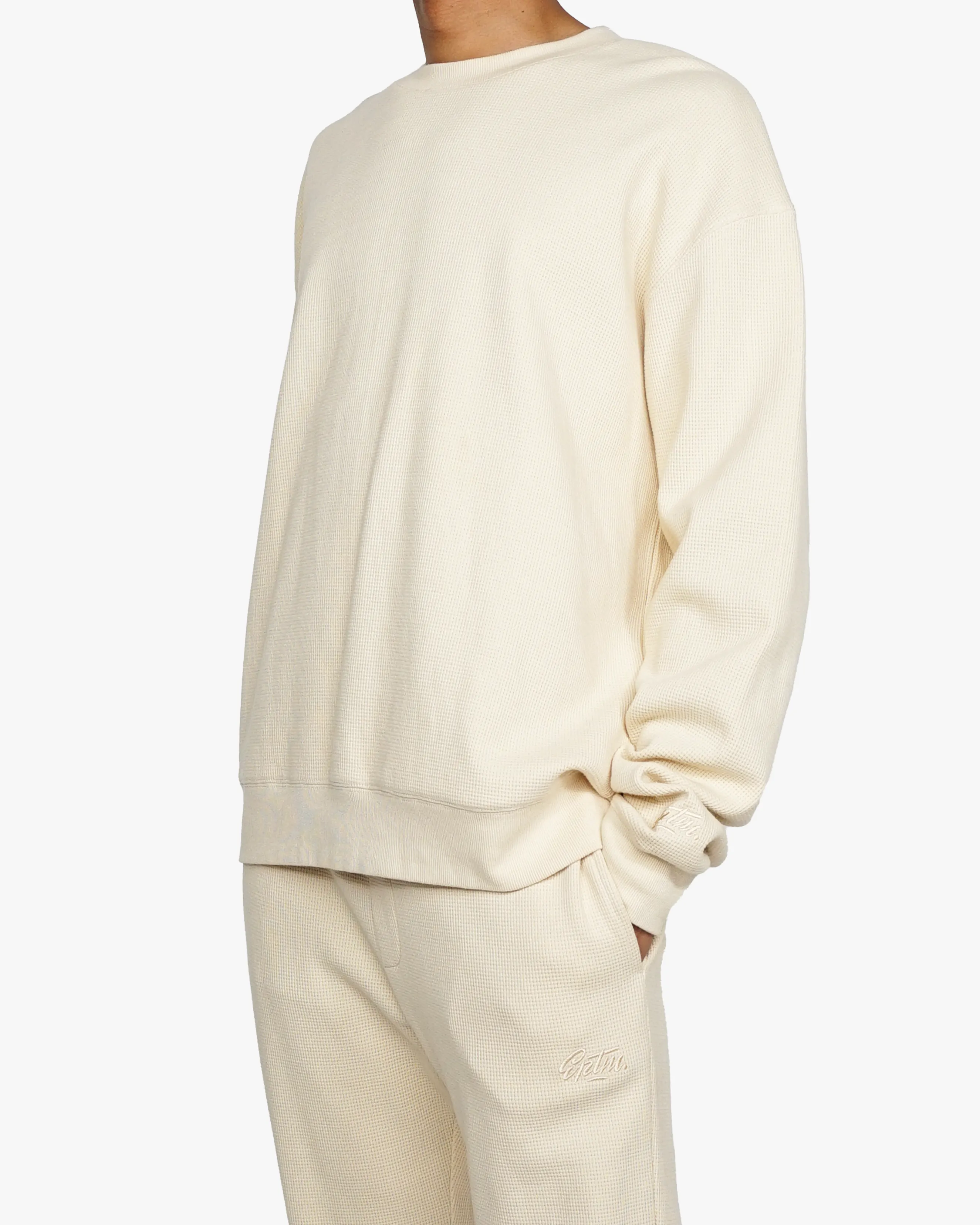 EPTM Cream Thermal Sweatshirt