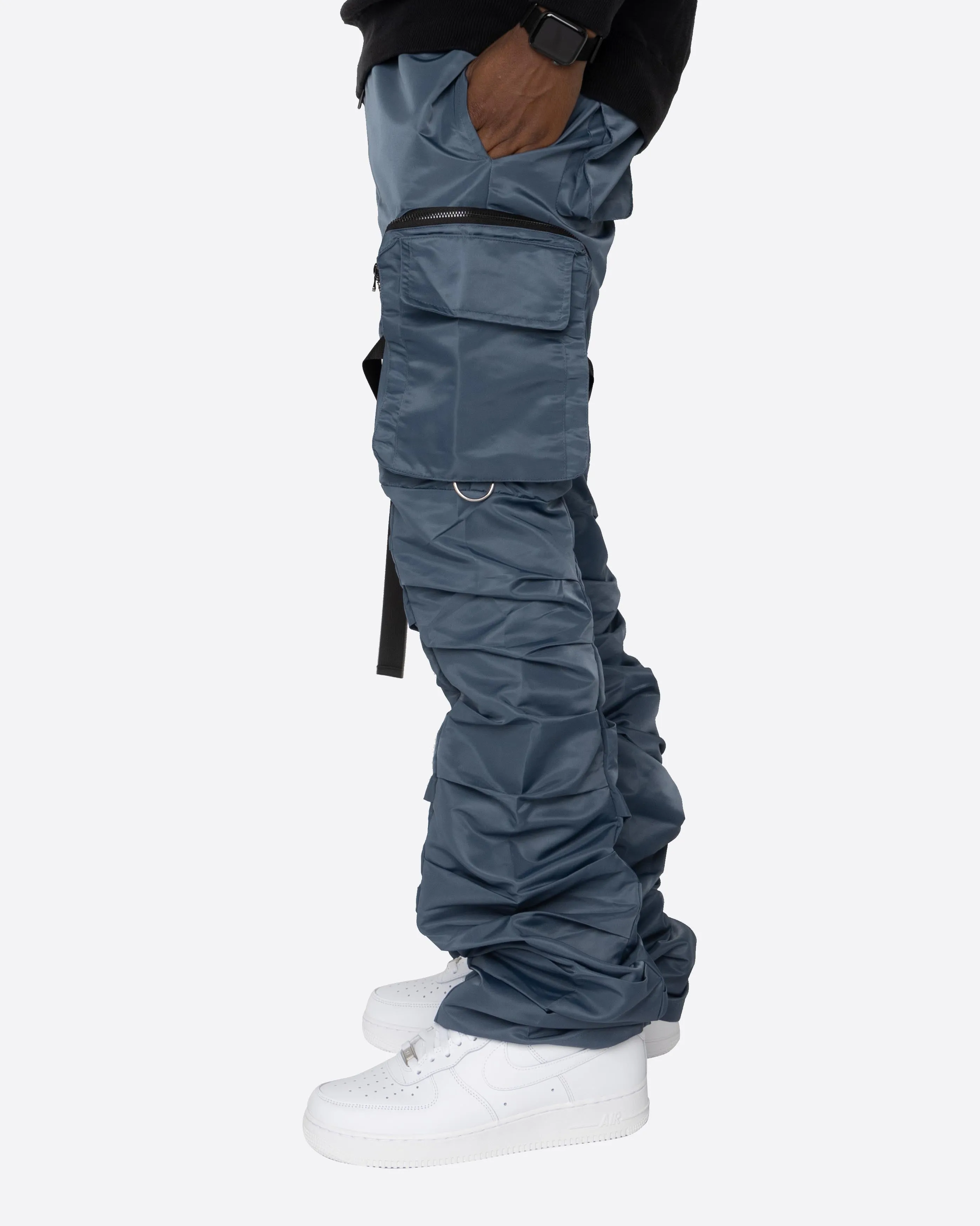 EPTM Stacked Flare Cargo 2.0 - Steel Blue Cargo Pants