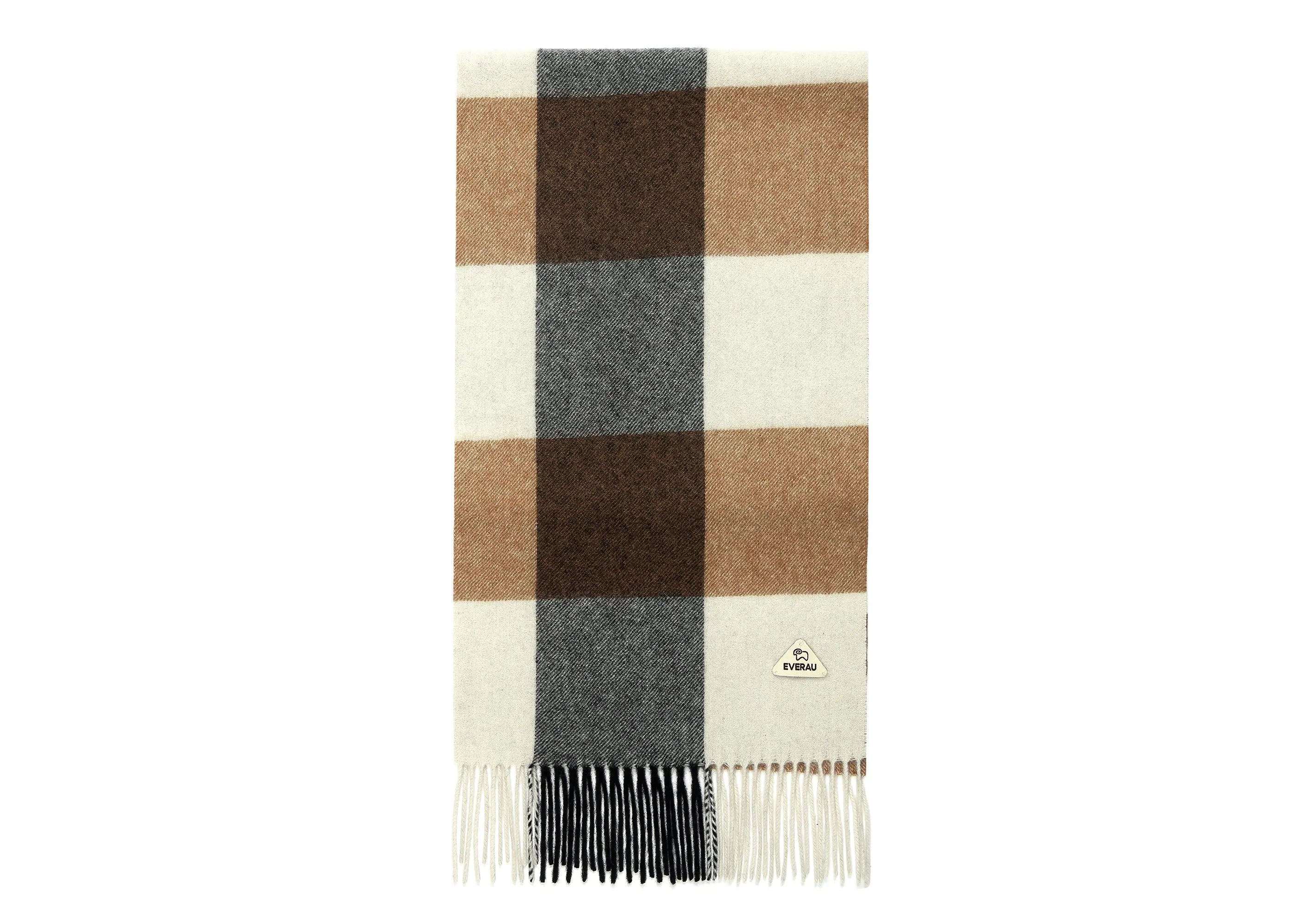 EVERAU Tartan Wool Scarf - Shop now for a high-quality tartan wool scarf.