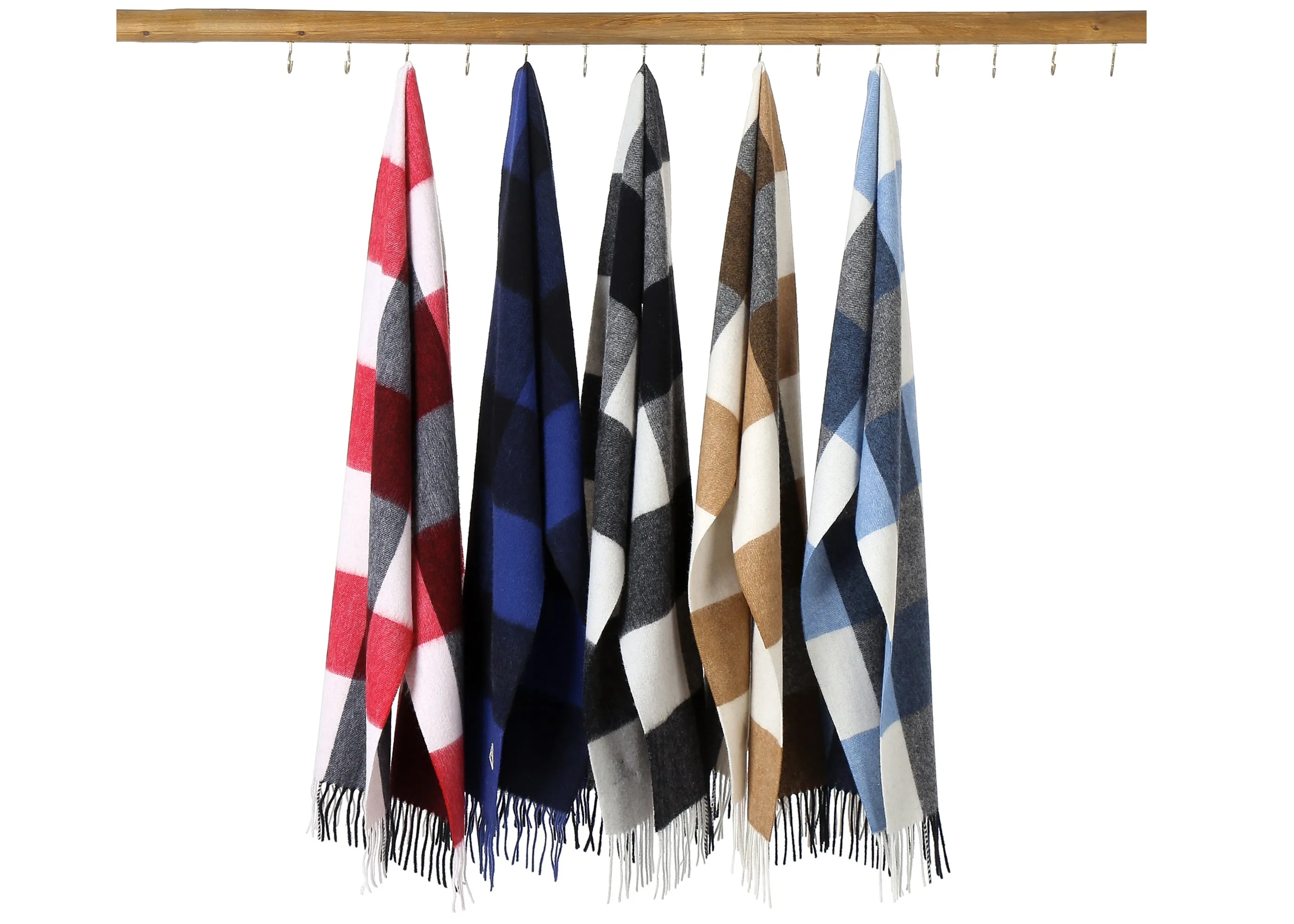 EVERAU Tartan Wool Scarf - Shop now for a high-quality tartan wool scarf.