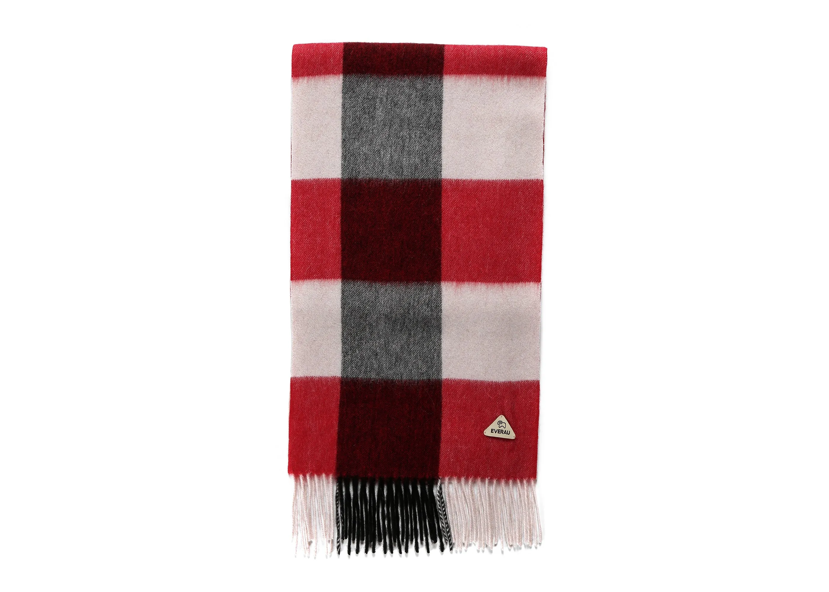 EVERAU Tartan Wool Scarf - Shop now for a high-quality tartan wool scarf.