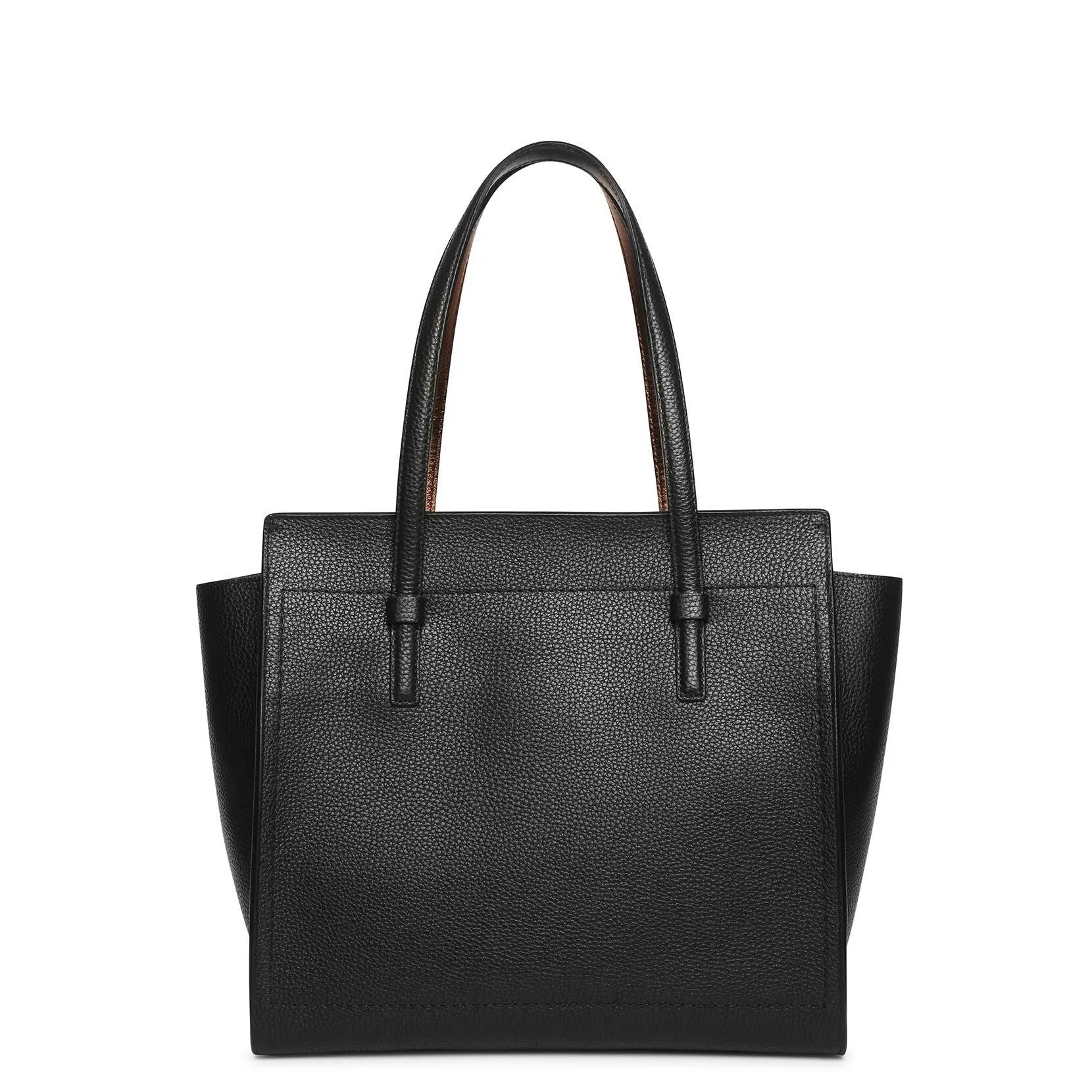 Ferragamo Amy M black leather tote bag