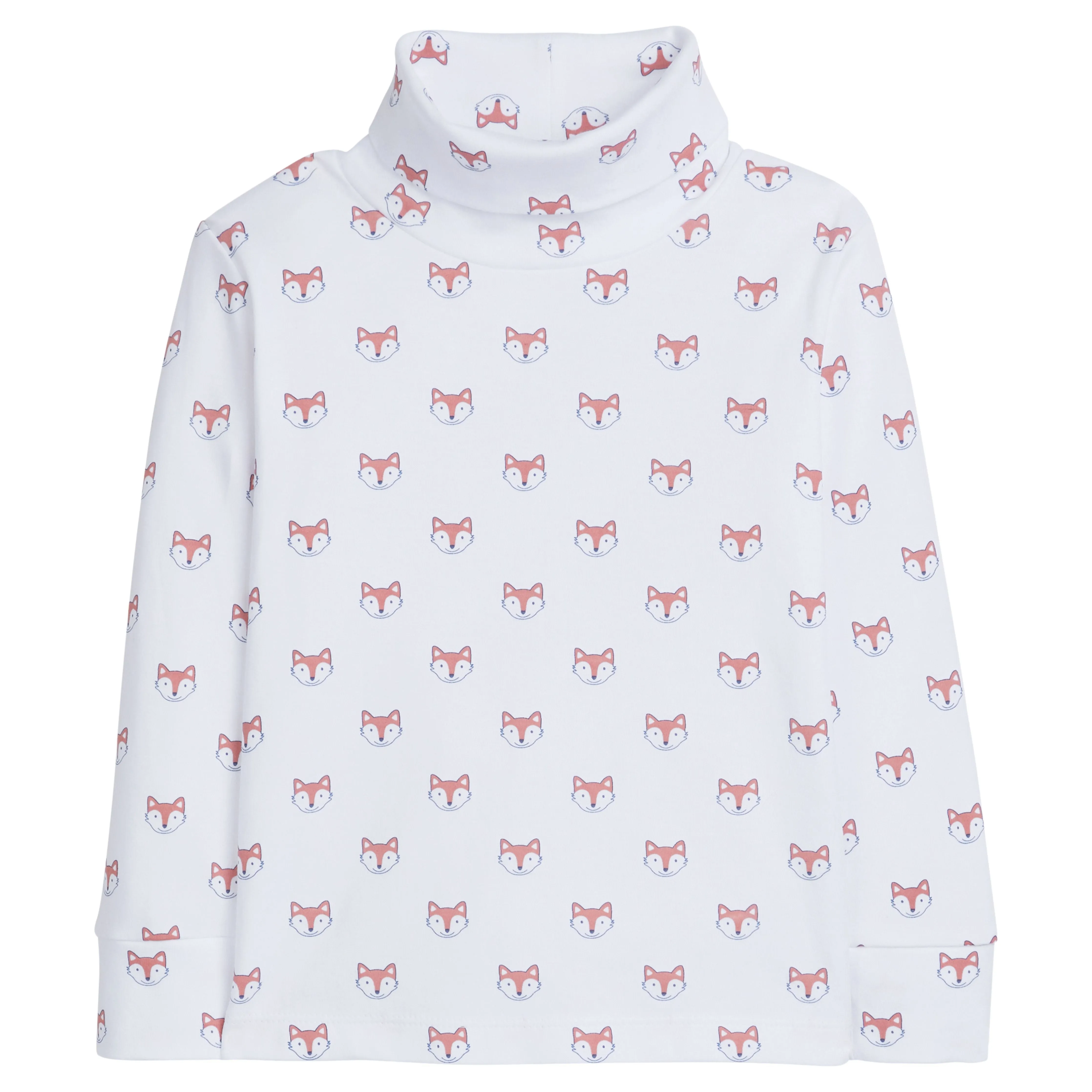 Fox Print Turtleneck