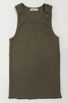 Freenote Olive Ribbed Tank