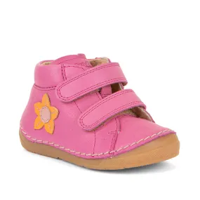 Froddo Fuchsia Ankle Boots with Flower Detail