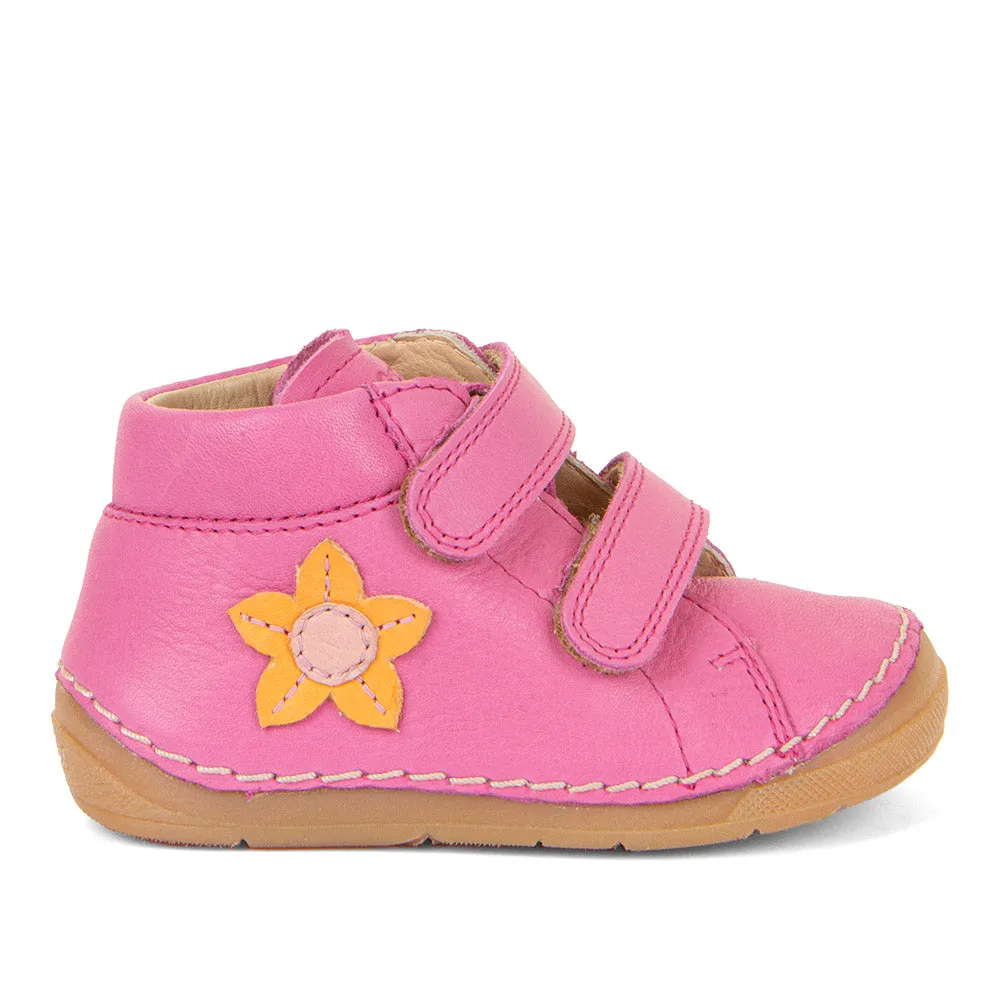 Froddo Fuchsia Ankle Boots with Flower Detail