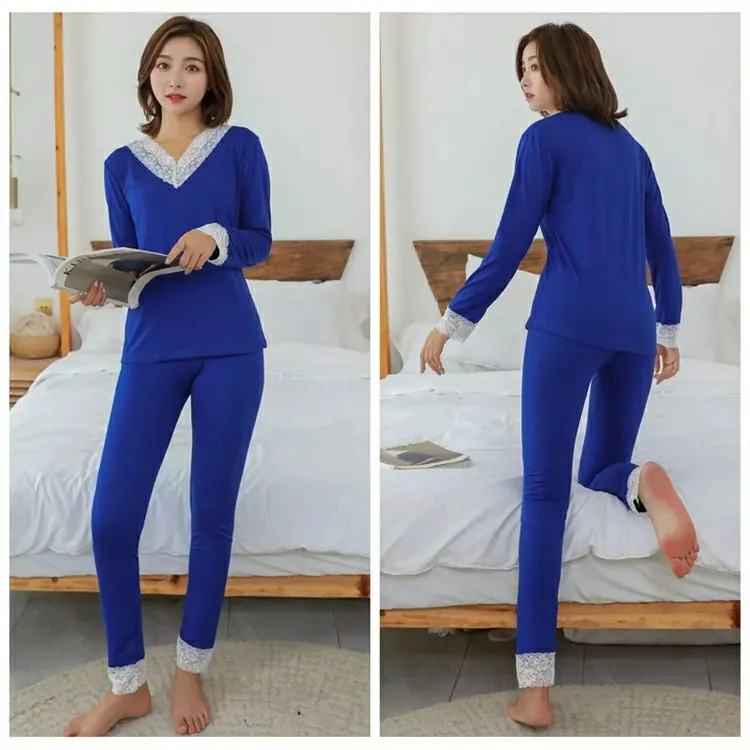 Full Sleeves Nightdress Sleepwear T245, Ladies Fashion