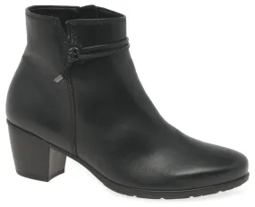 Gabor Women's Leather Ankle Boot with Zip Fastening, Style Ela 35.522