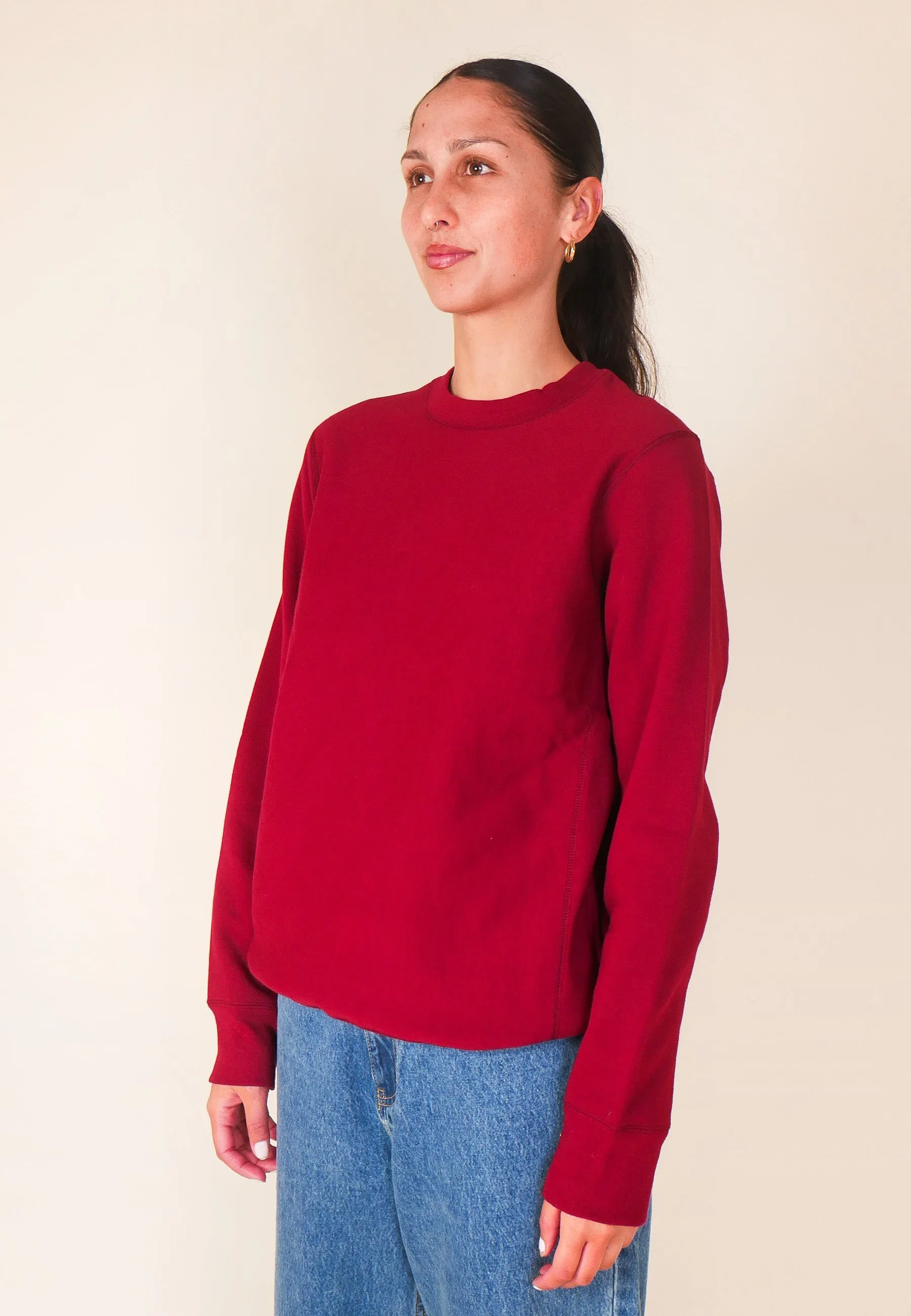 GAG Blank Classic Crewneck Sweater - Brick