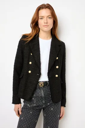 Gerard Darel MYLA BREASTED DOUBLE TWEED BLAZER