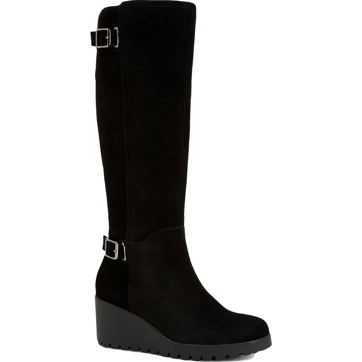 Giani Bernini Over-The-Knee Leather Boots - Wide Calf - Womens