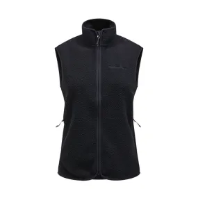 GILET Woman Black Pile