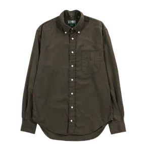 Gitman Vintage Flannel Shirt in Olive Green