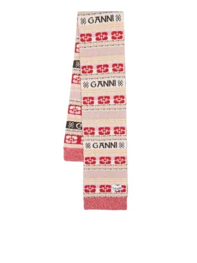 Graphic Wool Scarf -> Patterned Wool Scarf