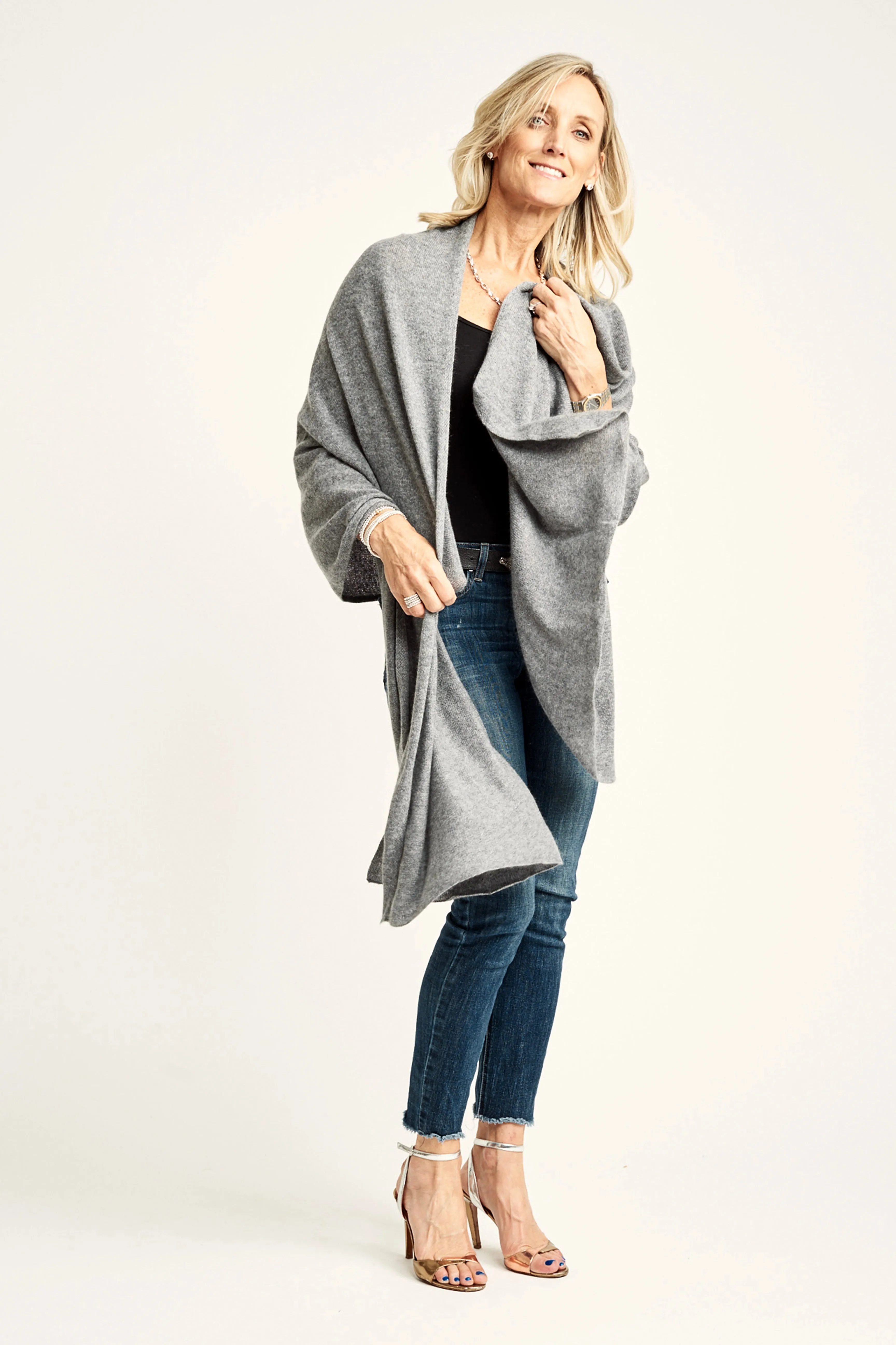 Grey Wrap - Lightweight, Versatile, and Stylish