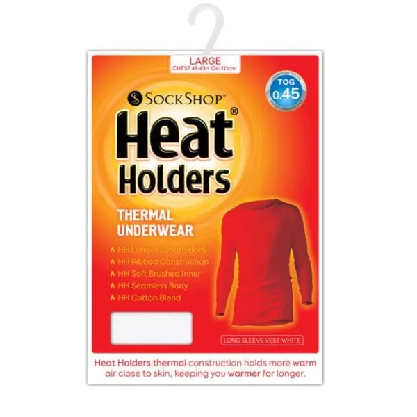 Heat Holders Thermal Underwear White