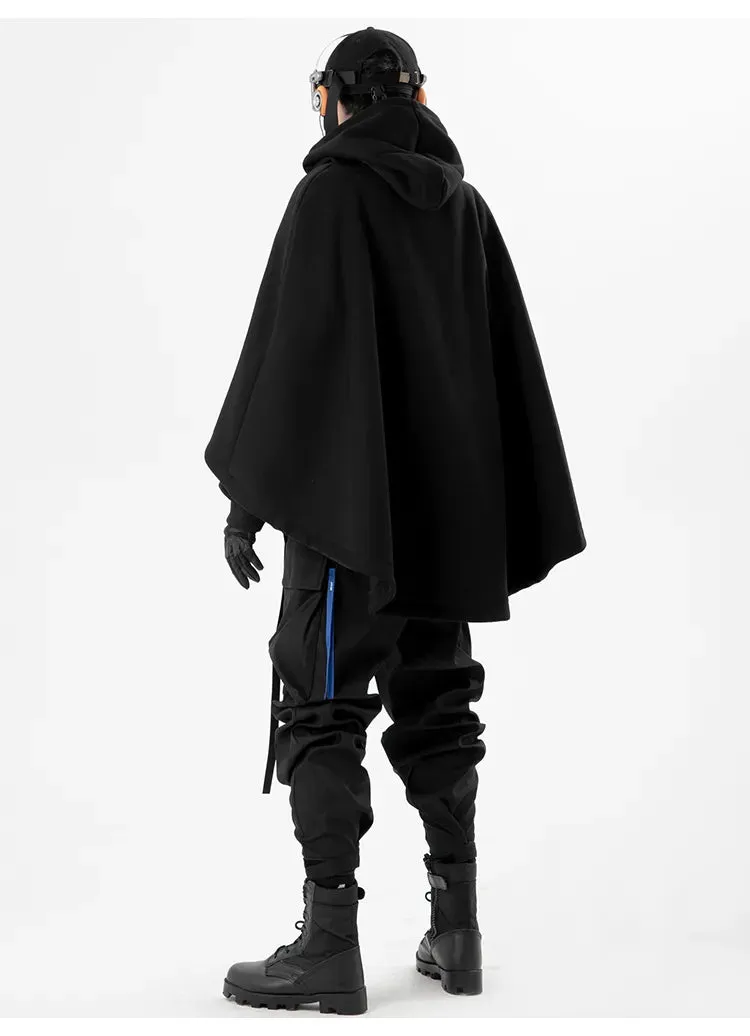 High Neck Cloak Two Piece Hoodie