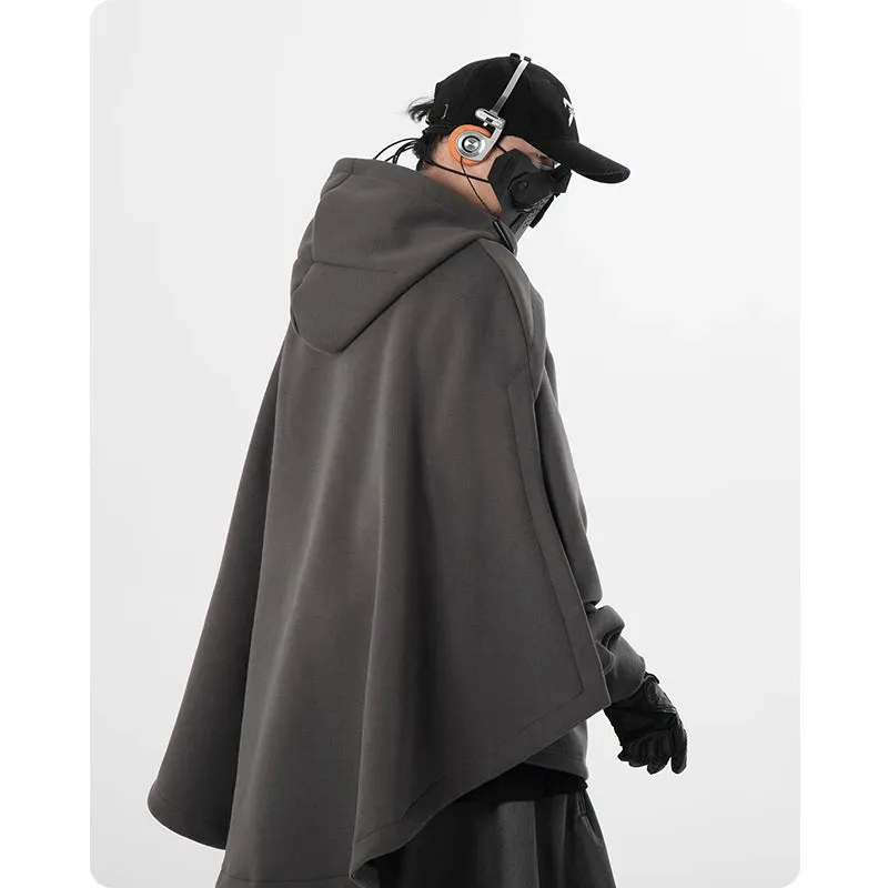 High Neck Cloak Two Piece Hoodie